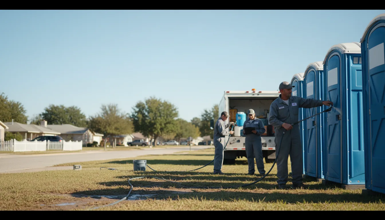 Long-Term Portable Toilet Rental in Horseshoe Bay, TX near me